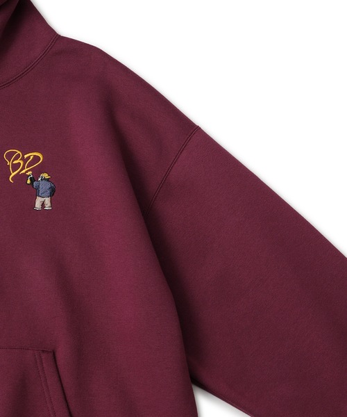 JUNRED（ジュンレッド）の「【BENDAVIS別注】ハートモチーフプルオーバー（パーカー・メンズ・チャコールグレー/グレー/ワイン・M/L/LL）」の12枚目の写真