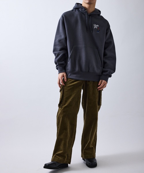 JUNRED（ジュンレッド）の「【BENDAVIS別注】ハートモチーフプルオーバー（パーカー・メンズ・チャコールグレー/グレー/ワイン・M/L/LL）」の21枚目の写真