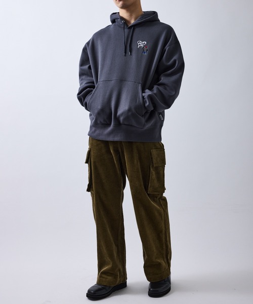 JUNRED（ジュンレッド）の「【BENDAVIS別注】ハートモチーフプルオーバー（パーカー・メンズ・チャコールグレー/グレー/ワイン・M/L/LL）」の22枚目の写真