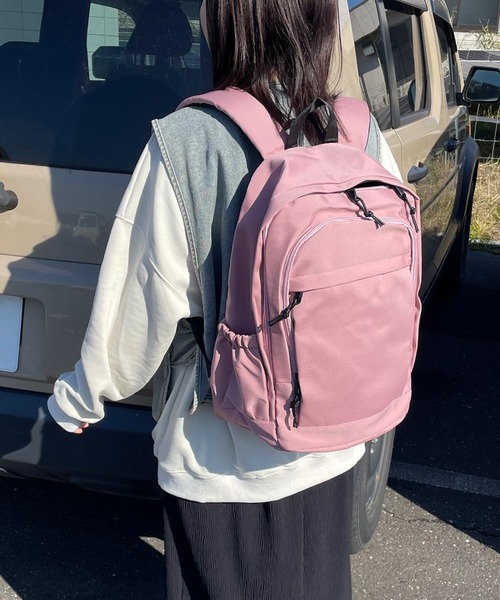 CRB(シーアールビー)の「大容量リュックサック(バックパック/リュック・レディース・オフホワイト/グレー/ブルー/ブラック/ピンク・F)」の10枚目の写真