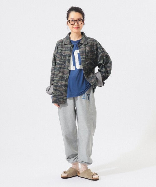 BEAMS BOY(ビームスボーイ)の「リップストップ ミリタリー ブルゾン(ブルゾン・レディース・チャコールグレー/ネイビー・1/2)」の20枚目の写真