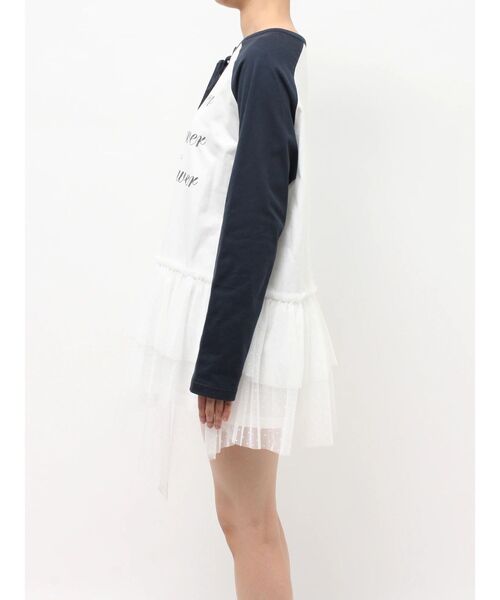 jouetie(ジュエティ)の「ヘムフリルラグランワンピース(ワンピース・レディース・ブラック/ブルー/オフホワイト・MEDIUM)」の21枚目の写真