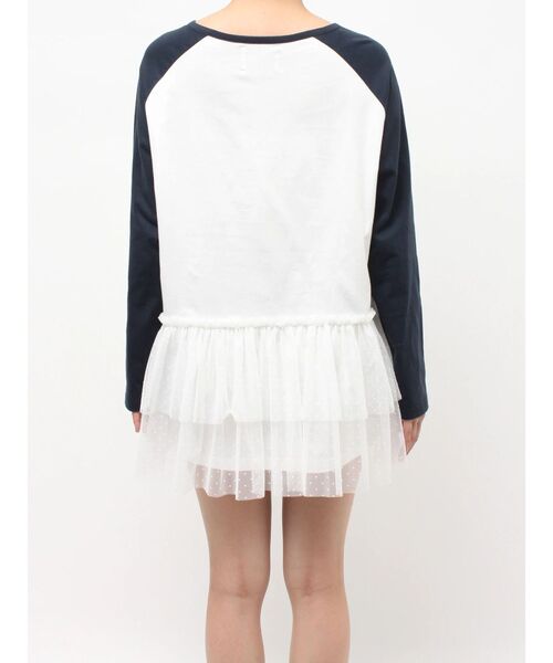 jouetie(ジュエティ)の「ヘムフリルラグランワンピース(ワンピース・レディース・ブラック/ブルー/オフホワイト・MEDIUM)」の22枚目の写真