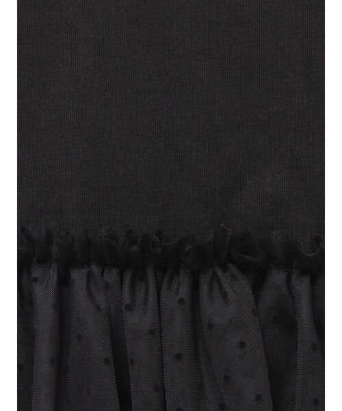 jouetie（ジュエティ）の「ヘムフリルラグランワンピース（ワンピース・レディース・ブラック/ブルー/オフホワイト・MEDIUM）」の7枚目の写真