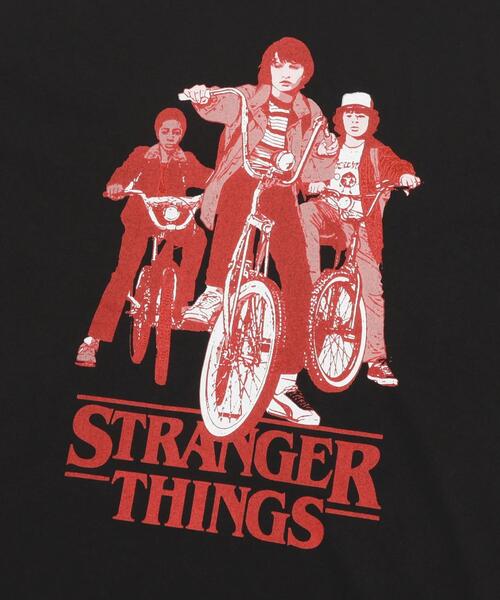Little sunny bite(リトルサニーバイト)の「littlesunnybite/リトルサニーバイト/stranger things x little sunny bite graphic big tee(Tシャツ/カットソー・レディース・ピンク/ホワイト/ブラック・M/S)」の6枚目の写真