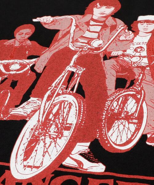 Little sunny bite(リトルサニーバイト)の「littlesunnybite/リトルサニーバイト/stranger things x little sunny bite graphic big tee(Tシャツ/カットソー・レディース・ピンク/ホワイト/ブラック・M/S)」の7枚目の写真