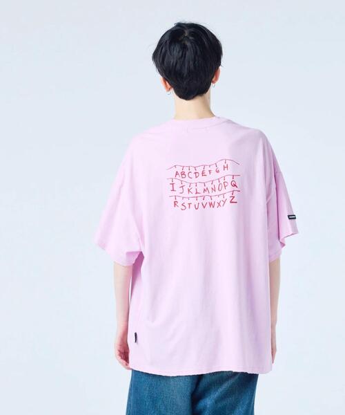 Little sunny bite(リトルサニーバイト)の「littlesunnybite/リトルサニーバイト/stranger things x little sunny bite graphic big tee(Tシャツ/カットソー・レディース・ピンク/ホワイト/ブラック・M/S)」の15枚目の写真