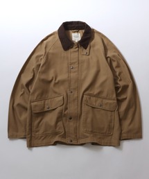 Denim ＆ Twill ＆ Duck Hunting Jacket/デニム ツイル ダック オーバーサイズ ダブルジップ 襟コーデュロイ ハンティングジャケット ブルゾン ハーフコート
