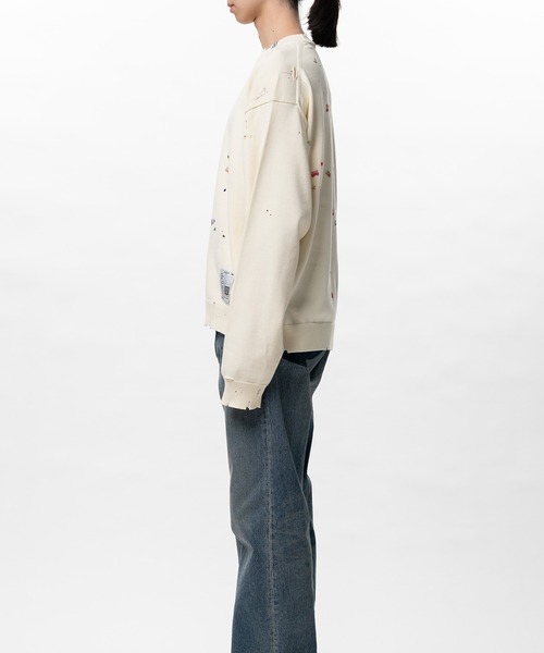 Maison MIHARA YASUHIRO(メゾンミハラヤスヒロ)の「Kids Sticker Printed Knit Sweater(ニット/セーター・メンズ・ブラック/グレー/ホワイト・48/46/44)」の15枚目の写真