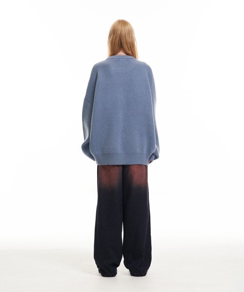 ADDOFF(アドオフ)の「LETTERING KNIT SWEATER BLUE(ニット/セーター・レディース・その他・LARGE/MEDIUM/SMALL)」の8枚目の写真