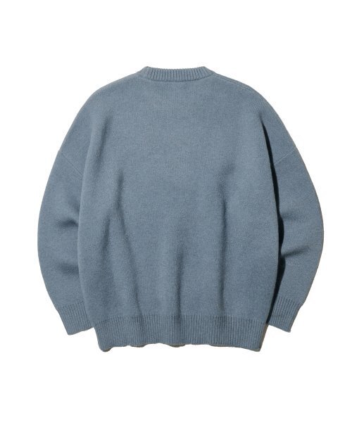 ADDOFF(アドオフ)の「LETTERING KNIT SWEATER BLUE(ニット/セーター・レディース・その他・LARGE/MEDIUM/SMALL)」の11枚目の写真