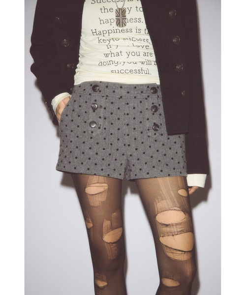 LAGUA GEM（ラグアジェム）の「MARINE ショートパンツ（その他パンツ・レディース・ブラック/ブラック系その他2/グレー系その他2・MEDIUM/X-SMALL/SMALL）」の4枚目の写真