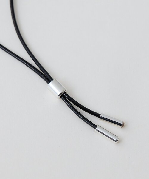 Whim Gazette(ウィムガゼット)の「【Hoaw.】オーバルコードネックレス(ネックレス・レディース・シルバー・FREE)」の2枚目の写真