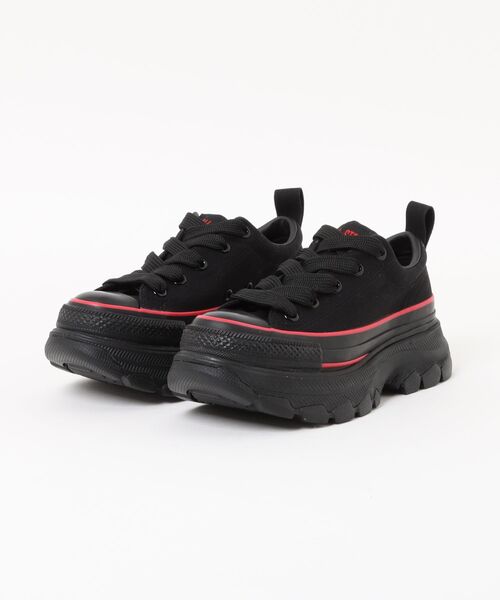 CONVERSE(コンバース)の「《CONVERSE》ALL STAR TREKWAVE AP OX オールスター トレックウエーブ AP OX(スニーカー・レディース・ブラック×ブルー/ブラック×レッド・23.0cm/23.5cm/24.0cm/24.5cm/25.0cm/22.5cm)」の1枚目の写真