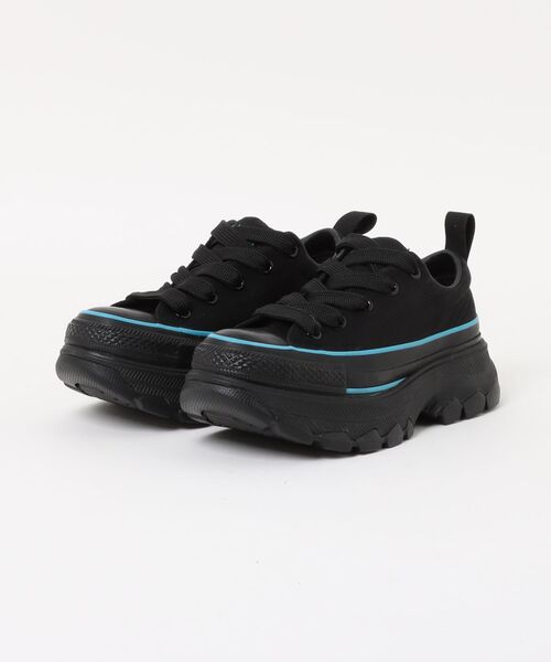 CONVERSE(コンバース)の「《CONVERSE》ALL STAR TREKWAVE AP OX オールスター トレックウエーブ AP OX(スニーカー・レディース・ブラック×ブルー/ブラック×レッド・23.0cm/23.5cm/24.0cm/24.5cm/25.0cm/22.5cm)」の2枚目の写真