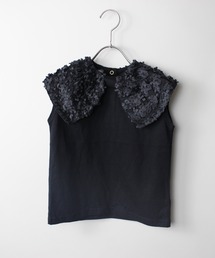 maarook（マルーク）の「雪柳リボンカラー天竺Tシャツ（Tシャツ/カットソー）」