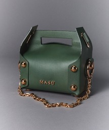MASU（エムエーエスユー）の「【M A S U】LEATHER CAKE BAG（かごバッグ）」