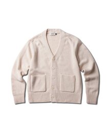 ショートツーポケットカーディガンクリーム