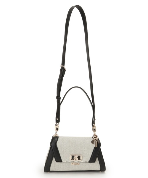 Guess（ゲス）の「KARNILLA Flap Shoulder Bag ショルダーバッグ  （ショルダーバッグ・レディース・ブラック/キャメル・ONE SIZE）」の5枚目の写真