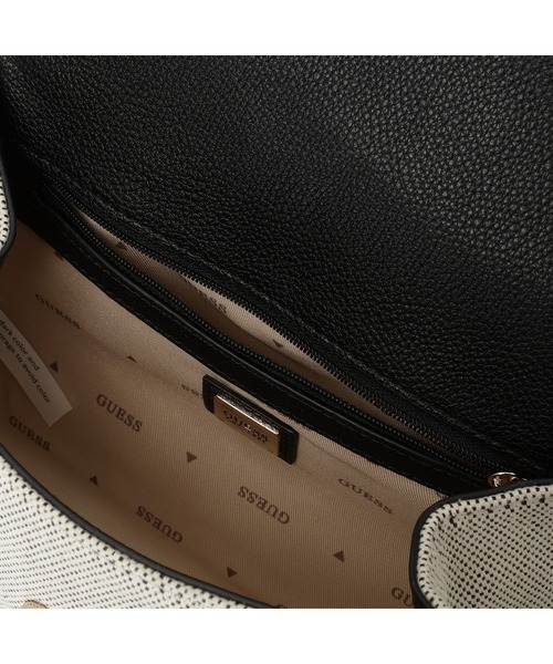 Guess（ゲス）の「KARNILLA Flap Shoulder Bag ショルダーバッグ  （ショルダーバッグ・レディース・ブラック/キャメル・ONE SIZE）」の15枚目の写真