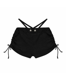 BLACKPURPLE（ブラックパープル）の「シャドーループショートパンツ_Shadow Loop Short Pants_ブラック（その他パンツ）」