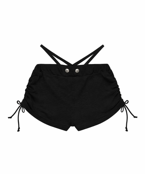 BLACKPURPLE(ブラックパープル)の「シャドーループショートパンツ_Shadow Loop Short Pants_ブラック(その他パンツ・レディース・ブラック・FREE)」の15枚目の写真