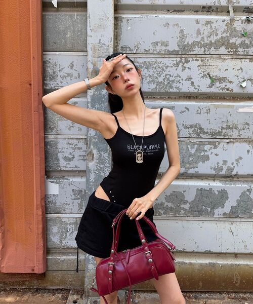 BLACKPURPLE(ブラックパープル)の「シャドーループショートパンツ_Shadow Loop Short Pants_ブラック(その他パンツ・レディース・ブラック・FREE)」の12枚目の写真