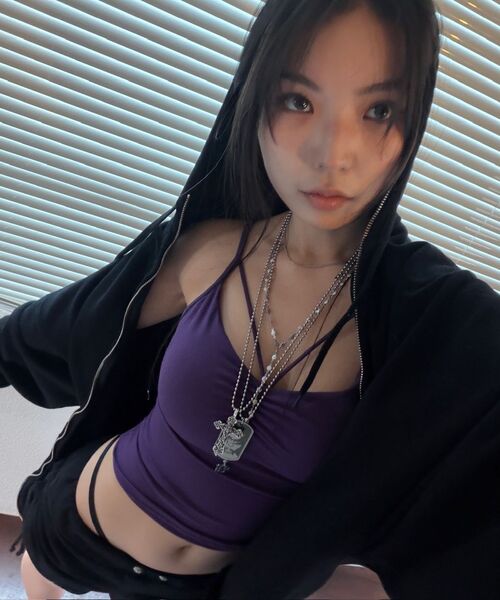 BLACKPURPLE(ブラックパープル)の「シャドーループショートパンツ_Shadow Loop Short Pants_ブラック(その他パンツ・レディース・ブラック・FREE)」の7枚目の写真
