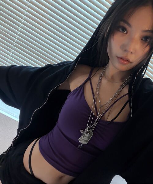 BLACKPURPLE(ブラックパープル)の「シャドーループショートパンツ_Shadow Loop Short Pants_ブラック(その他パンツ・レディース・ブラック・FREE)」の8枚目の写真