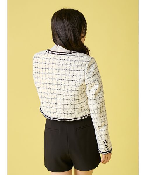 ツイードジャケット（ノーカラージャケット）｜LILY BROWN（リリー