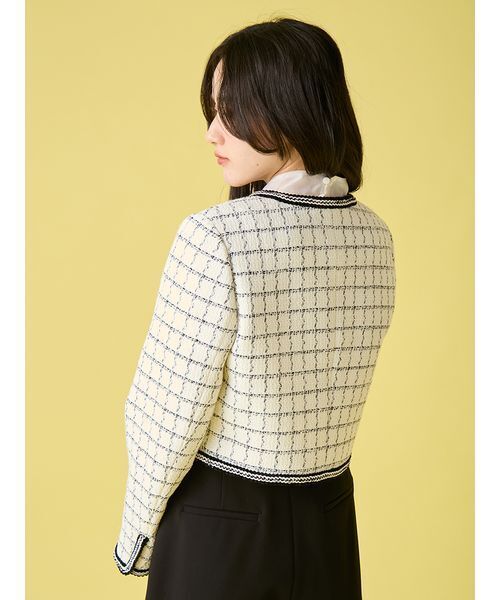 ツイードジャケット（ノーカラージャケット）｜LILY BROWN（リリー