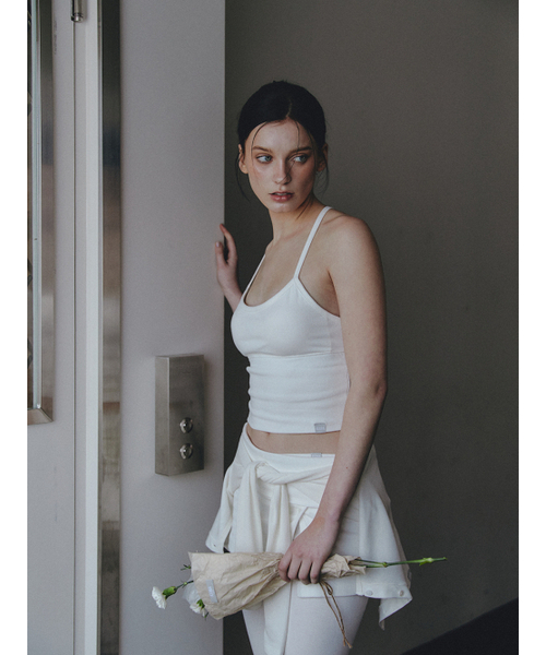 ASURA（アスラ）の「AS BASIC SLEEVELESS TOP [WHITE]（Tシャツ/カットソー・レディース・その他・ONE SIZE）」の3枚目の写真