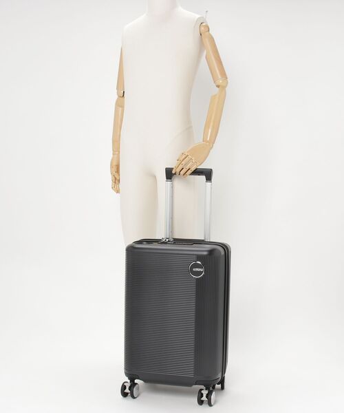 AMERICAN TOURISTER(アメリカンツーリスター)の「アメリカンツーリスター GEMINA PRO スピナー55/20 エキスパンダーTSA V2 ブラック(スーツケース/キャリーバッグ・メンズ・ブラック・S)」の9枚目の写真