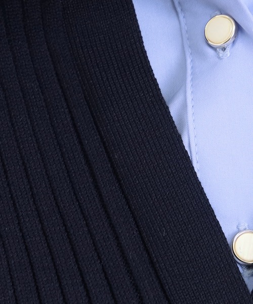 TRUDEA（トルディア）の「【300日着られるニット/多機能素材】スポンディッシュ シャツイミテーション スキッパーリブニット（ニット/セーター・レディース・ライトグレー/ネイビー/アイボリー・LARGE/MEDIUM）」の21枚目の写真