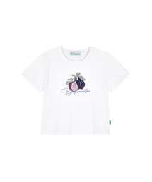 フルーツクロップ半袖Tシャツ (パープル)