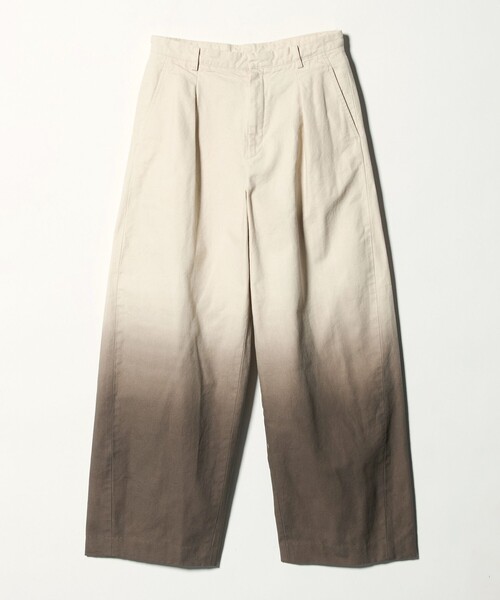 6(ロク)の「<6(ROKU)>コットン ダイ パンツ(その他パンツ・レディース・ナチュラル・34/38/36)」の1枚目の写真