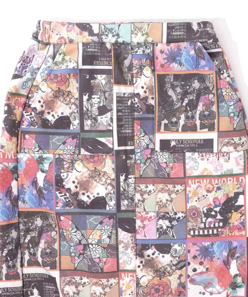 ScoLar（スカラー）の「153761：アニマルor蝶柄 裏ボアあったかスカート（スカート・レディース・オレンジ/ブルー・M）」の21枚目の写真