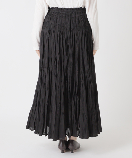 JOURNAL STANDARD relume（ジャーナルスタンダード　レリューム）の「［26SS新作］コットンボイルクリンクルマーメイドスカート（スカート・レディース・ホワイト/レッド/ブラック・FREE）」の5枚目の写真