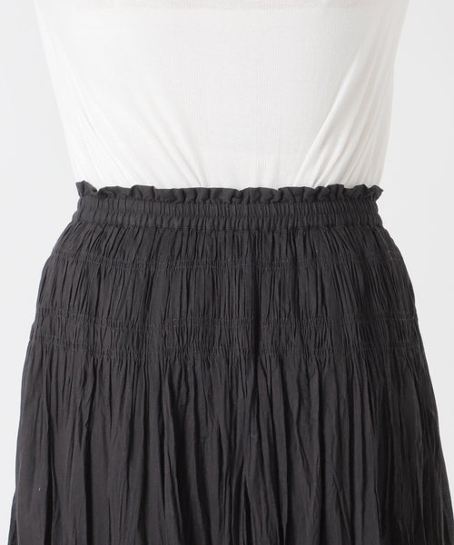 JOURNAL STANDARD relume（ジャーナルスタンダード　レリューム）の「［26SS新作］コットンボイルクリンクルマーメイドスカート（スカート・レディース・ホワイト/レッド/ブラック・FREE）」の8枚目の写真