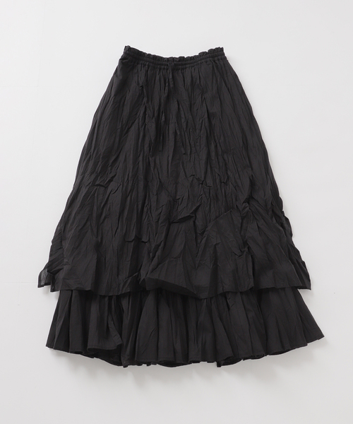 JOURNAL STANDARD relume（ジャーナルスタンダード　レリューム）の「［26SS新作］コットンボイルクリンクルマーメイドスカート（スカート・レディース・ホワイト/レッド/ブラック・FREE）」の11枚目の写真