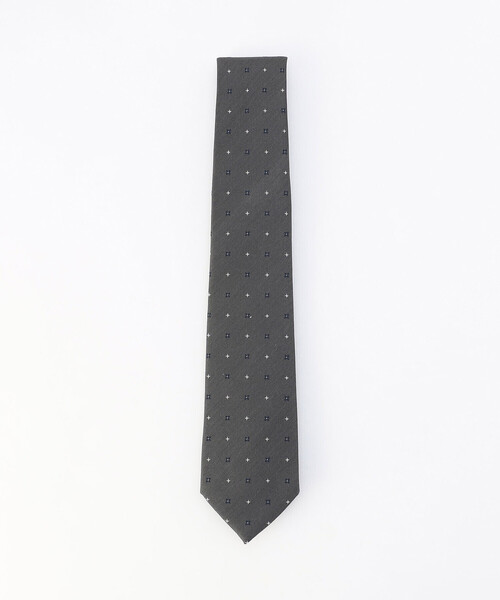 COMME CA ISM(コムサイズム)の「小紋柄 ネクタイ(ネクタイ・メンズ・ネイビー/ブラウン/グレー・FREE)」の1枚目の写真