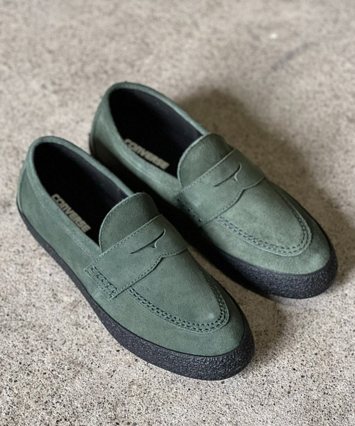 CONVERSE SKATEBOARDING(コンバーススケートボーディング)の「【CONVERSE SKATEBOARDING】CS LOAFER II SK(スニーカー・メンズ・ダークグリーン・26.5cm/27.0cm/27.5cm/28.0cm)」の1枚目の写真