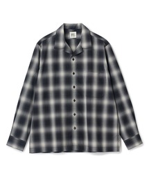 MEN'S BIGI | SMART MERINO/ヴィスコースリネン オープンカラーシャツ＜軽量/通気性＞＜ストレッチ＞(シャツ/ブラウス)