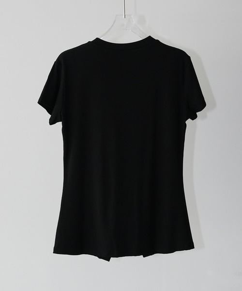 chuclla(チュクラ)の「フロントボタン リブニットトップス chw26s080(Tシャツ/カットソー・レディース・ブラック・FREE)」の11枚目の写真