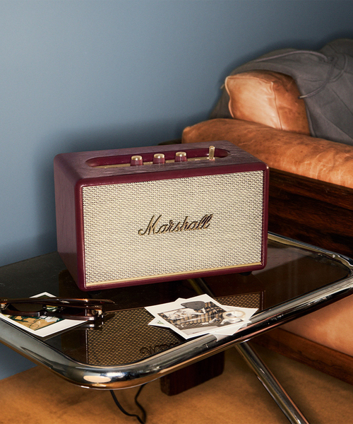 マーシャル きさん専用です ☆【Marshall/マーシャル】Acton III Bluetooth Burgundy スピーカー