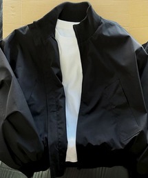 DOUBLE STEAL（ダブルスティール）の「DSスタンドネックオーバーサイズWジップブルゾン（ブルゾン）」