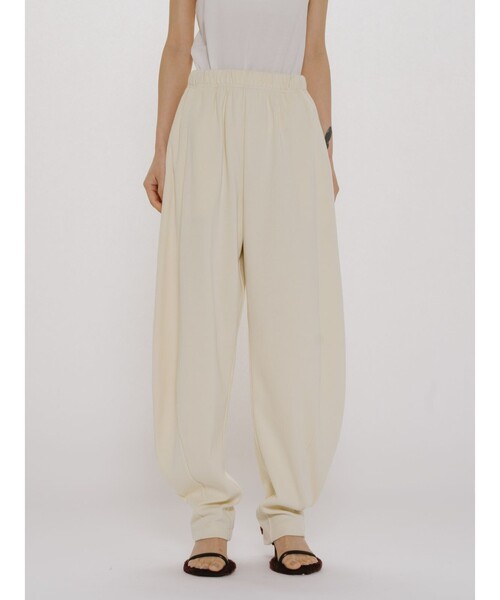 MIDIUMISOLID（ミディウミソリッド）の「MIDIUMISOLID for Ladies リブイージーコクーンパンツ（その他パンツ・レディース・ブラック/ライトグレー・FREE）」の10枚目の写真