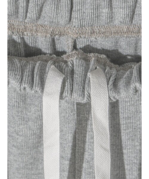 MIDIUMISOLID（ミディウミソリッド）の「MIDIUMISOLID for Ladies リブイージーコクーンパンツ（その他パンツ・レディース・ブラック/ライトグレー・FREE）」の18枚目の写真