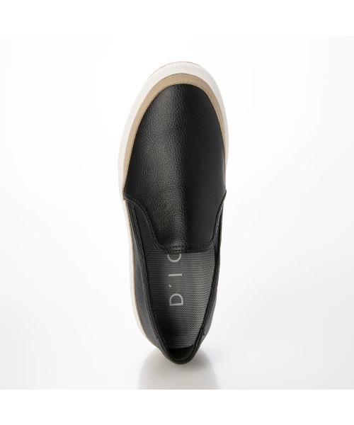 D'ICI（ディッシィ）の「ベーシックスリッポン（スリッポン・レディース・ホワイト/シルバー/ブラック・24.5cm/23.5cm/23cm/22.5cm/24cm）」の11枚目の写真