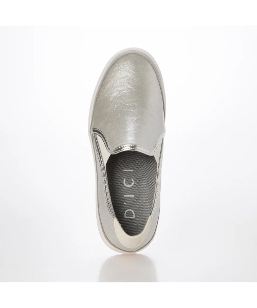 D'ICI（ディッシィ）の「ベーシックスリッポン（スリッポン・レディース・ホワイト/シルバー/ブラック・24.5cm/23.5cm/23cm/22.5cm/24cm）」の16枚目の写真